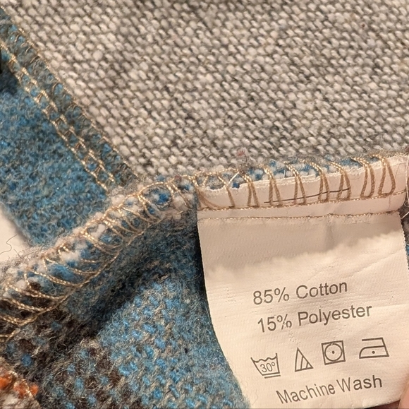 Miss Sparkling Southwest Western Print Pullover Quarter Zip Hoodie Size XL - Picture 4 of 7